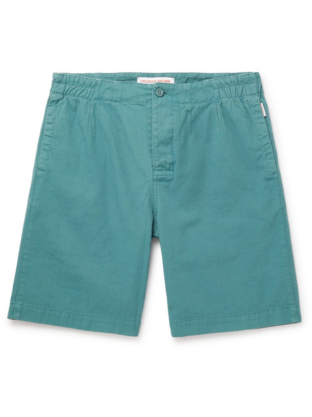 Photo: ORLEBAR BROWN - Canton Cotton-Blend Shorts - Green