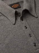 Tod's - Wool-Blend Polo Shirt - Gray
