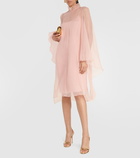 Max Mara Bridal Alma slip silk minidress with cover-up