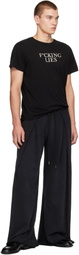 R13 Black Foldover Sweatpants
