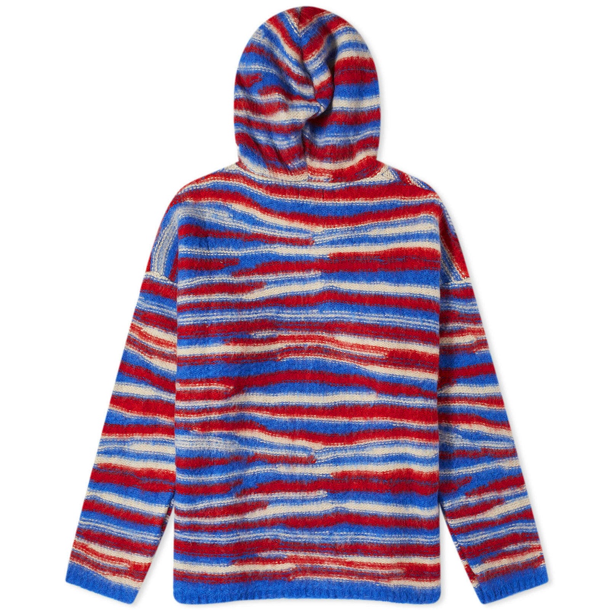 ERL Unisex Oversized Hoodie in Red Blue ERL