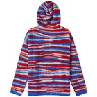 ERL Unisex Oversized Hoodie in Red Blue