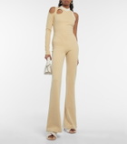 Didu Cutout fleece and faux shearling jumpsuit