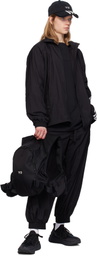Y-3 Black 3-Stripes Nylon Sweatpants