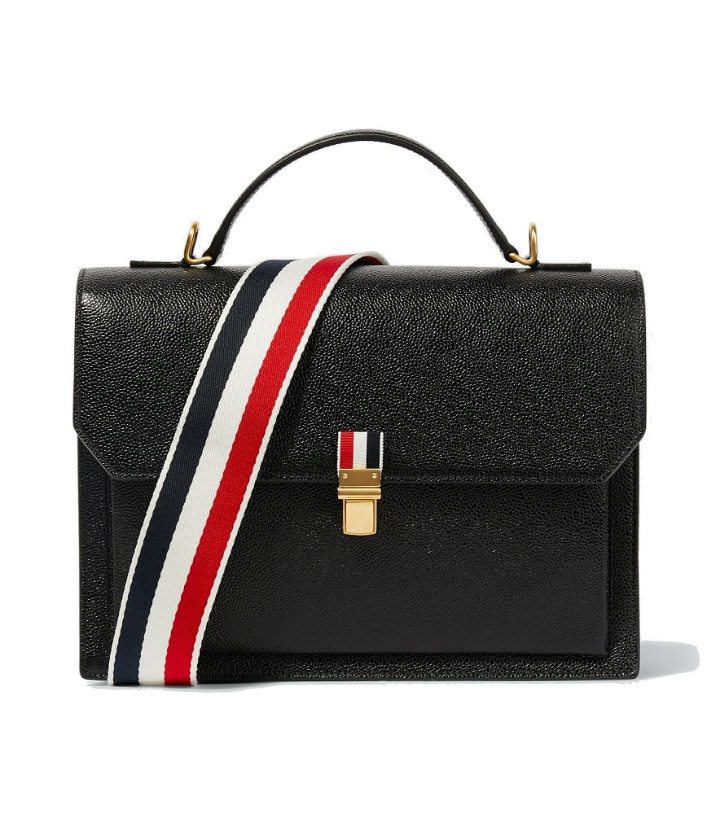 Photo: Thom Browne - Tricolor leather briefcase