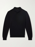 Rubinacci - Sea Island Cotton Polo Shirt - Black