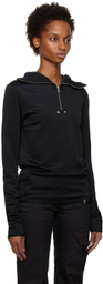 1017 ALYX 9SM Black Half-Zip Hoodie