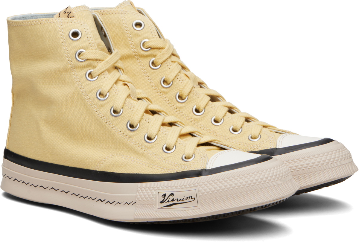 visvim Yellow Skagway Hi Sneakers