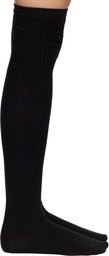 Baserange Black Overknee Socks