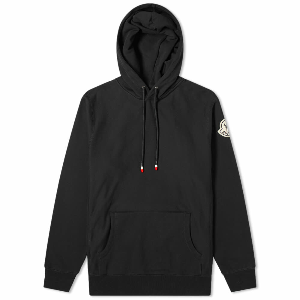 Moncler Men s Genius 1952 x Awake Back Print Hoody in Black Moncler