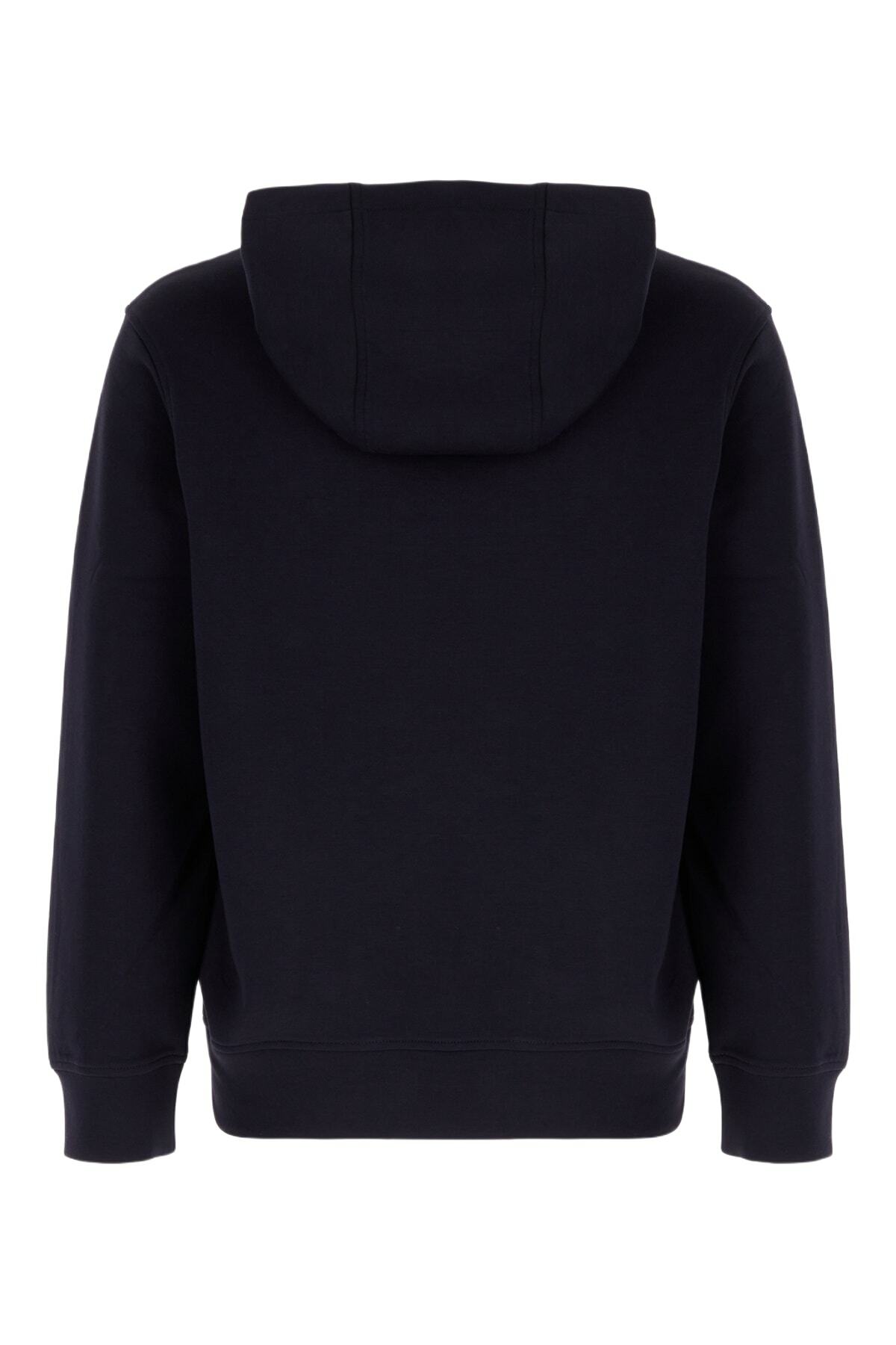 Emporio Armani Black Cotton Blend Sweatshirt