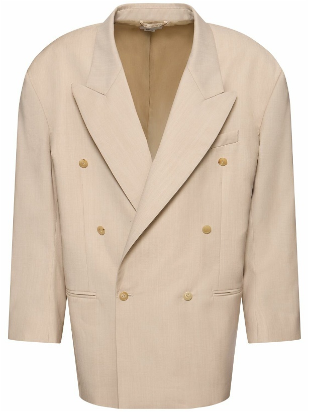 Photo: HED MAYNER Light Wool Double Breasted Jacket