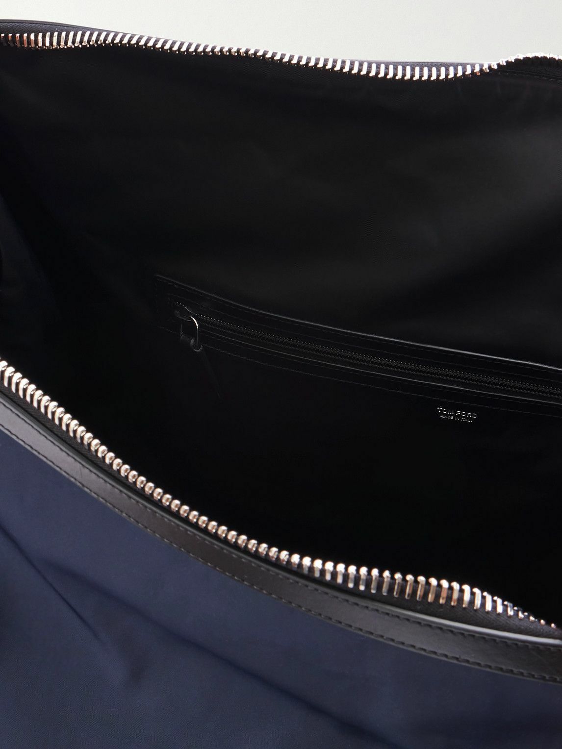 TOM FORD - Leather-Trimmed Recycled-Nylon Weekend Bag