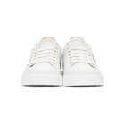 Dolce and Gabbana White Dauphine Sneaker