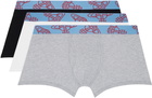 Vivienne Westwood Three-Pack Multicolor Cotton Boxer Briefs