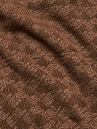 ERL - Logo-Print Padded Cotton-Corduroy Jacket - Brown