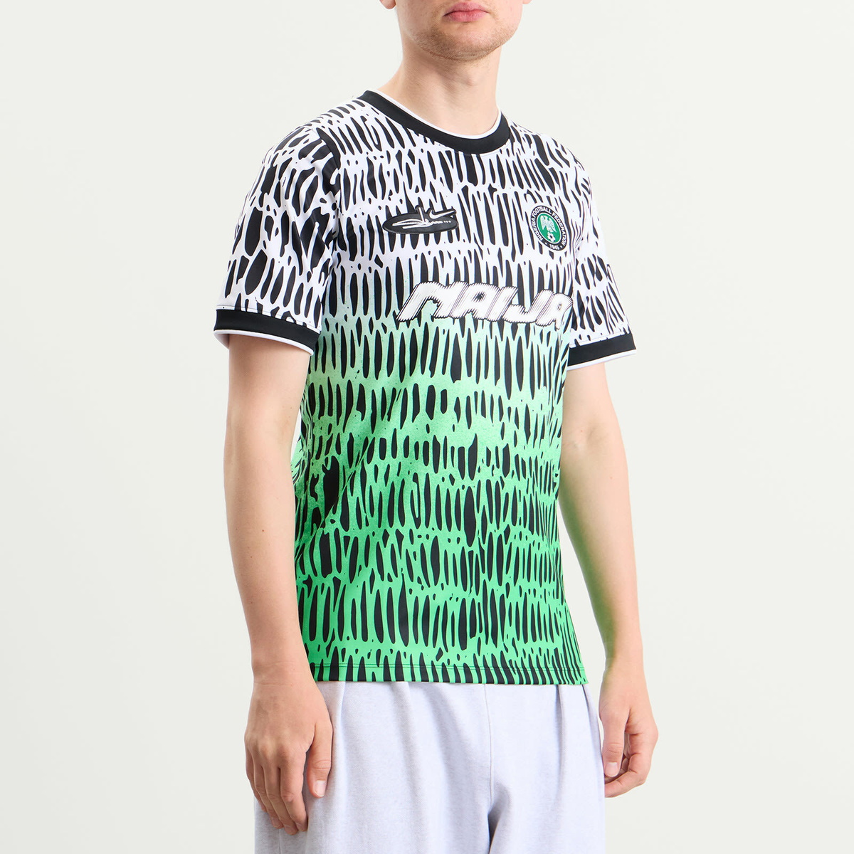 Nike Men's x Slawn Nigeria Pre-Match Top in Multi