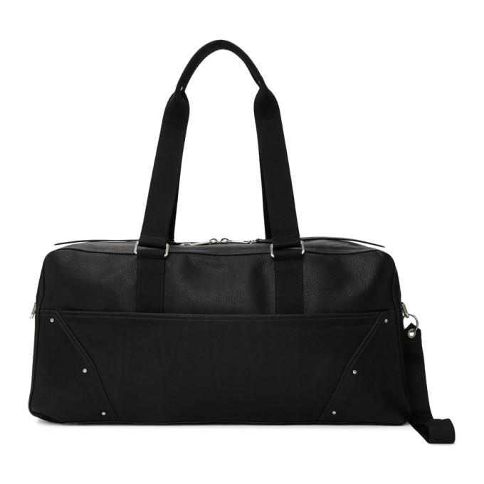 Rick Owens SMALL DUFFLE BUM 革 ウエスト バッグ 黒 Rick Owens / SMALL DUFFLE BUM BAG – six