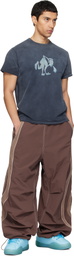 ERL Brown UFO Track Pants