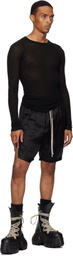 Rick Owens Black Concordians Boxers Shorts