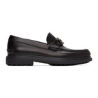 Salvatore Ferragamo Black Ready Gancini Loafers