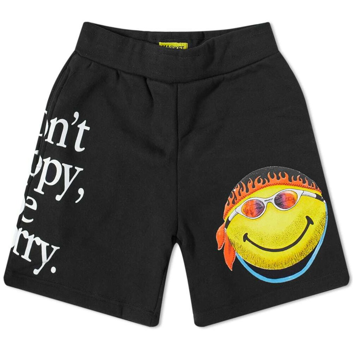 Photo: MARKET Smiley Don't Happy, Be Worry Sweat Short