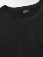 Onia - Garment-Dyed Cotton-Jersey Sweatshirt - Black