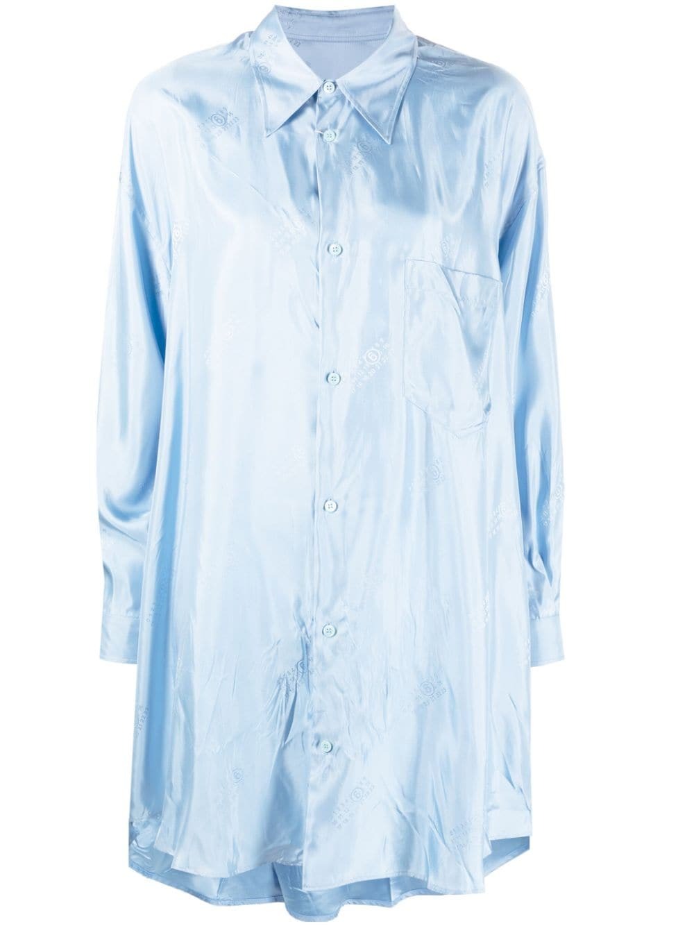 MM6 MAISON MARGIELA - Satin Shirt Dress MM6 Maison Margiela