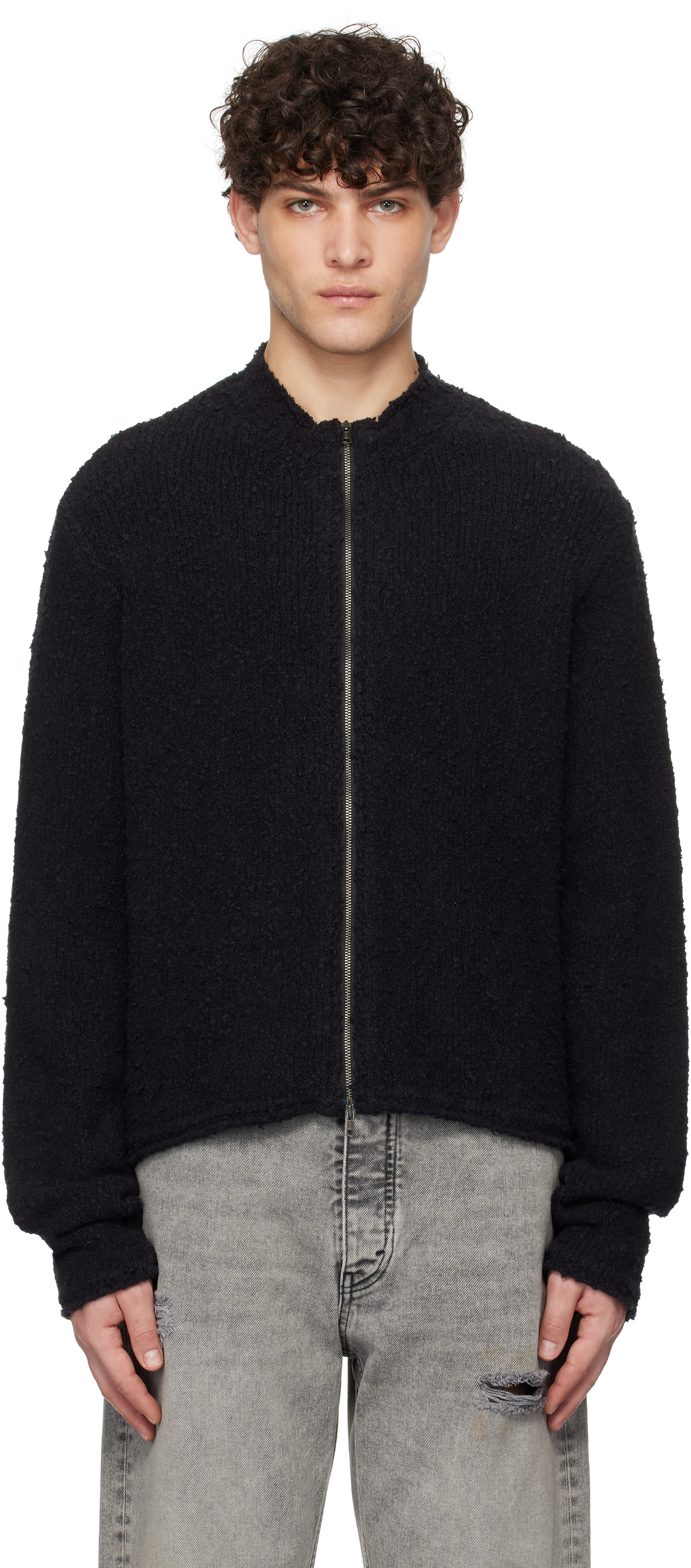 HOPE Black Goal Cardigan