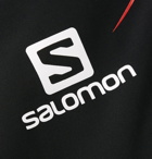 Salomon - Mesh and Shell Running Vest - Men - Black