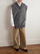 Acne Studios - Plass Wide-Leg Cotton Trousers - Neutrals