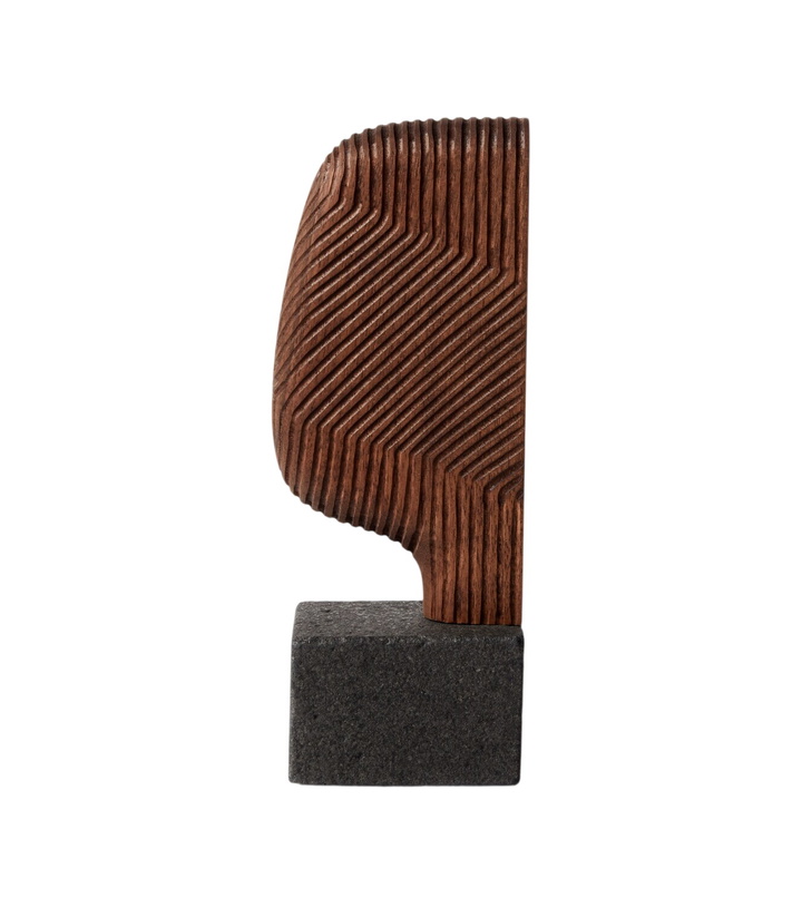 Photo: Zanat Moai walnut bookend by Patrick Norguet