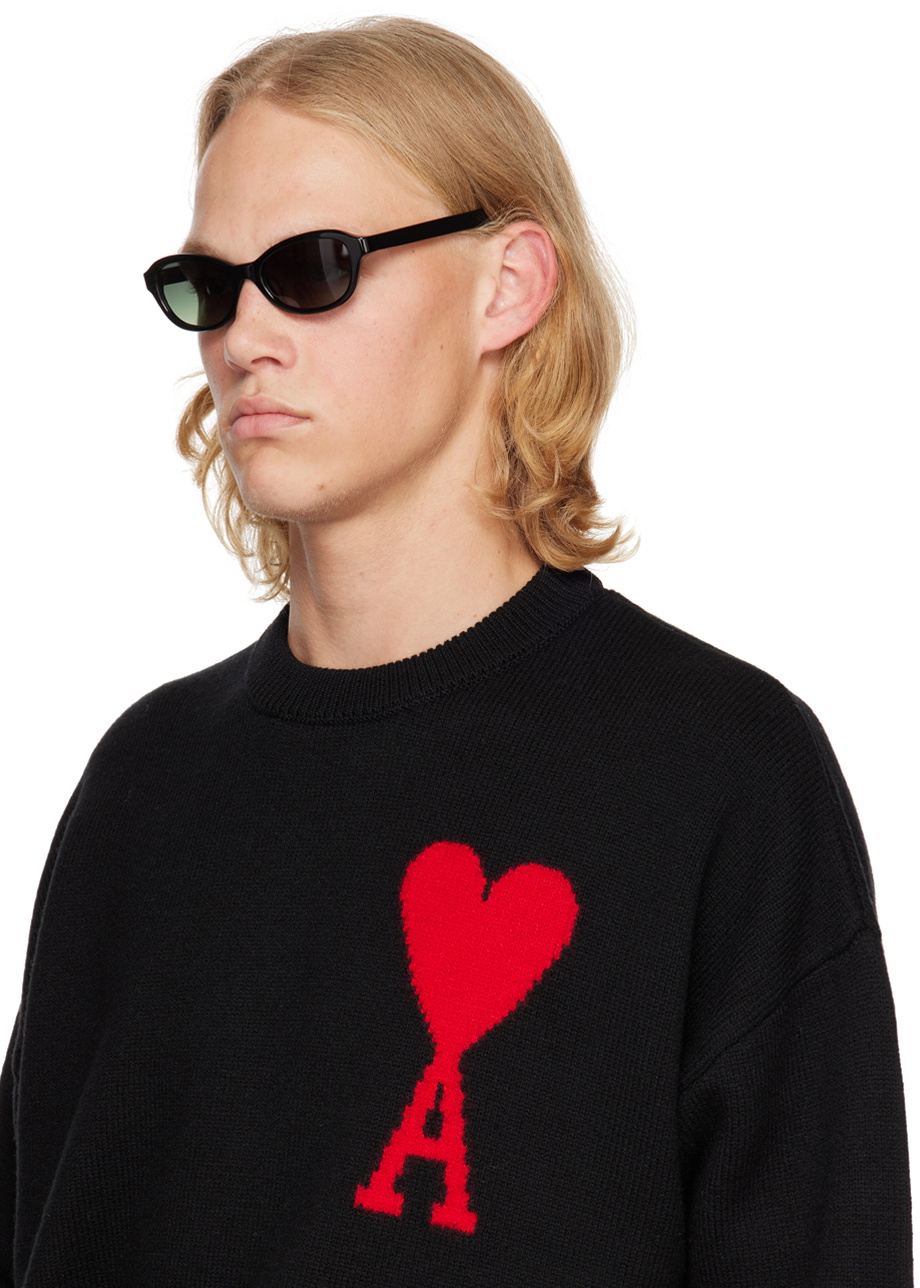 FLATLIST EYEWEAR Black & Green Priest Sunglasses
