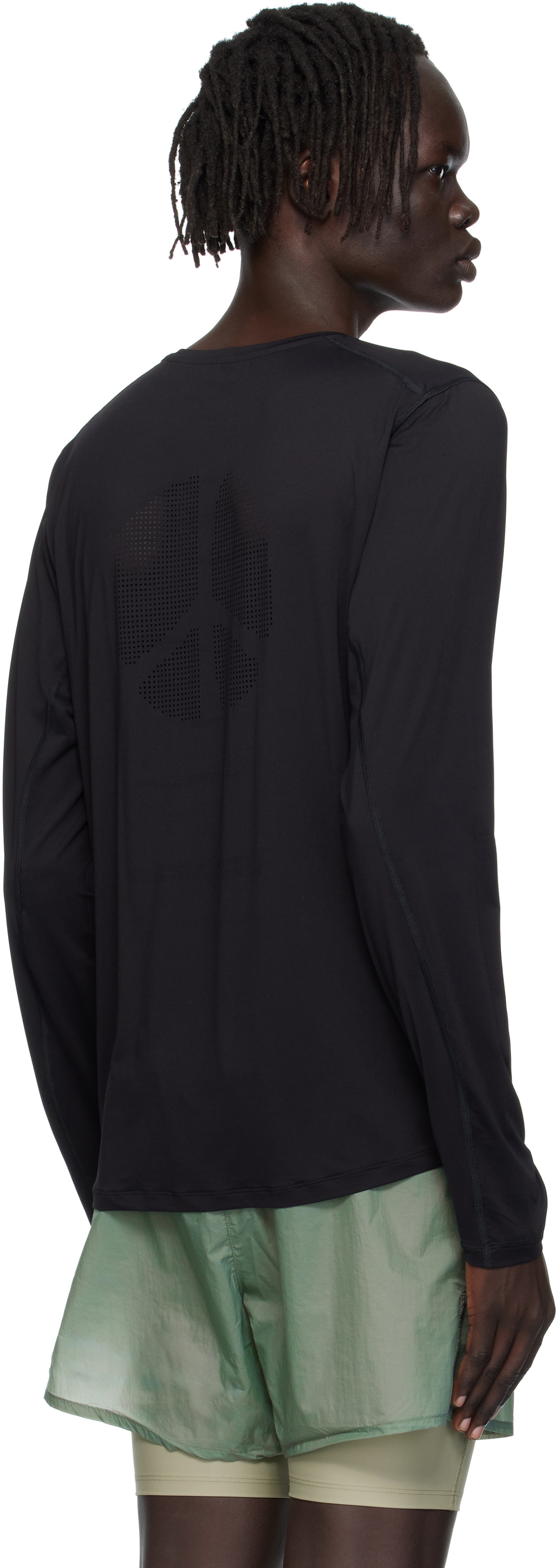 District Vision Black Ultralight Aloe Long Sleeve T-shirt