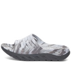 Hoka One One Men's M Ora Recovery Slide in Lunar Rock/Sharkskin