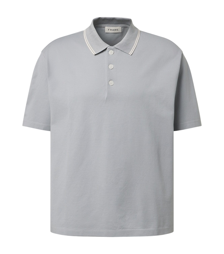 Photo: Frame Cotton piqué polo shirt