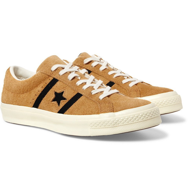 Photo: Converse - One Star Academy OX Suede Sneakers - Mustard