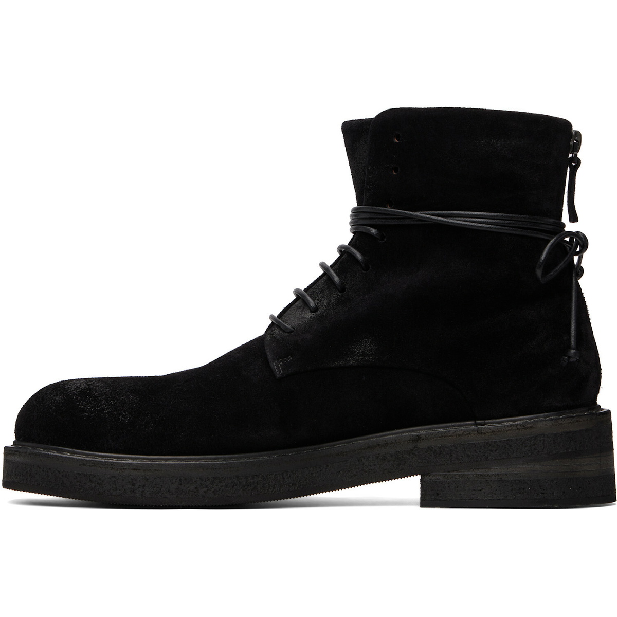 Marsèll Black Parrucca Combat Boots