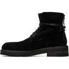 Marsèll Black Parrucca Combat Boots