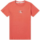 Calvin Klein Men's Monogram Logo T-Shirt in Rhubarb Red