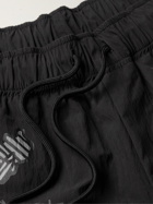 HAYDENSHAPES - Arsham Stampd Mid-Length Logo-Print Swim Shorts - Black