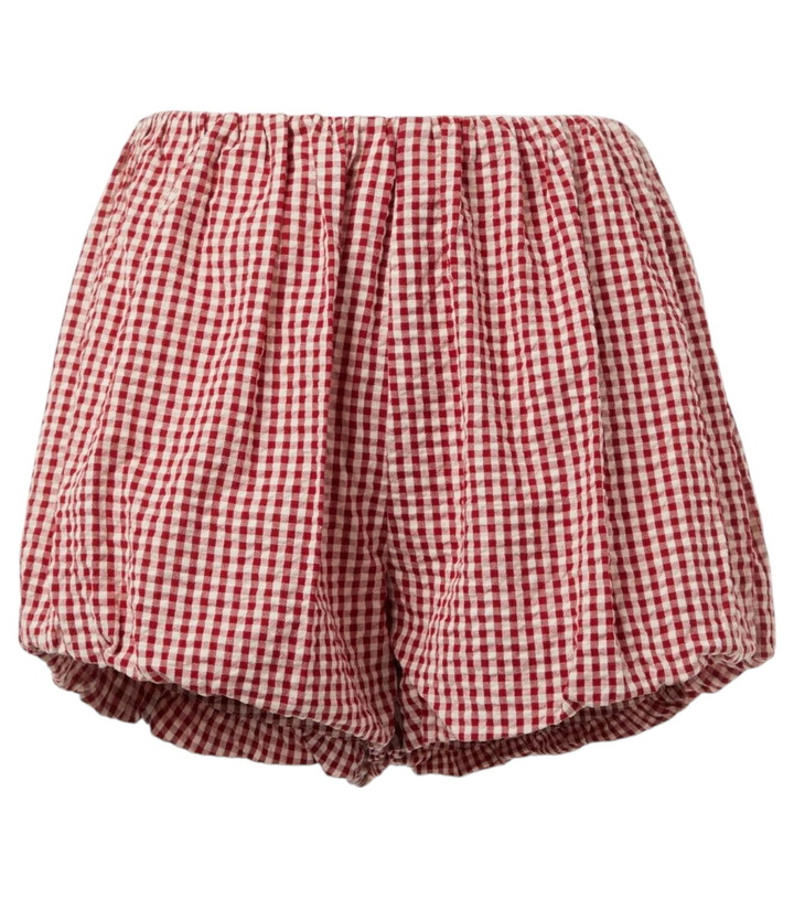 Photo: Posse Aurelia gingham cotton shorts