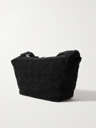 BOTTEGA VENETA - Intrecciato Canvas Messenger Bag - Black