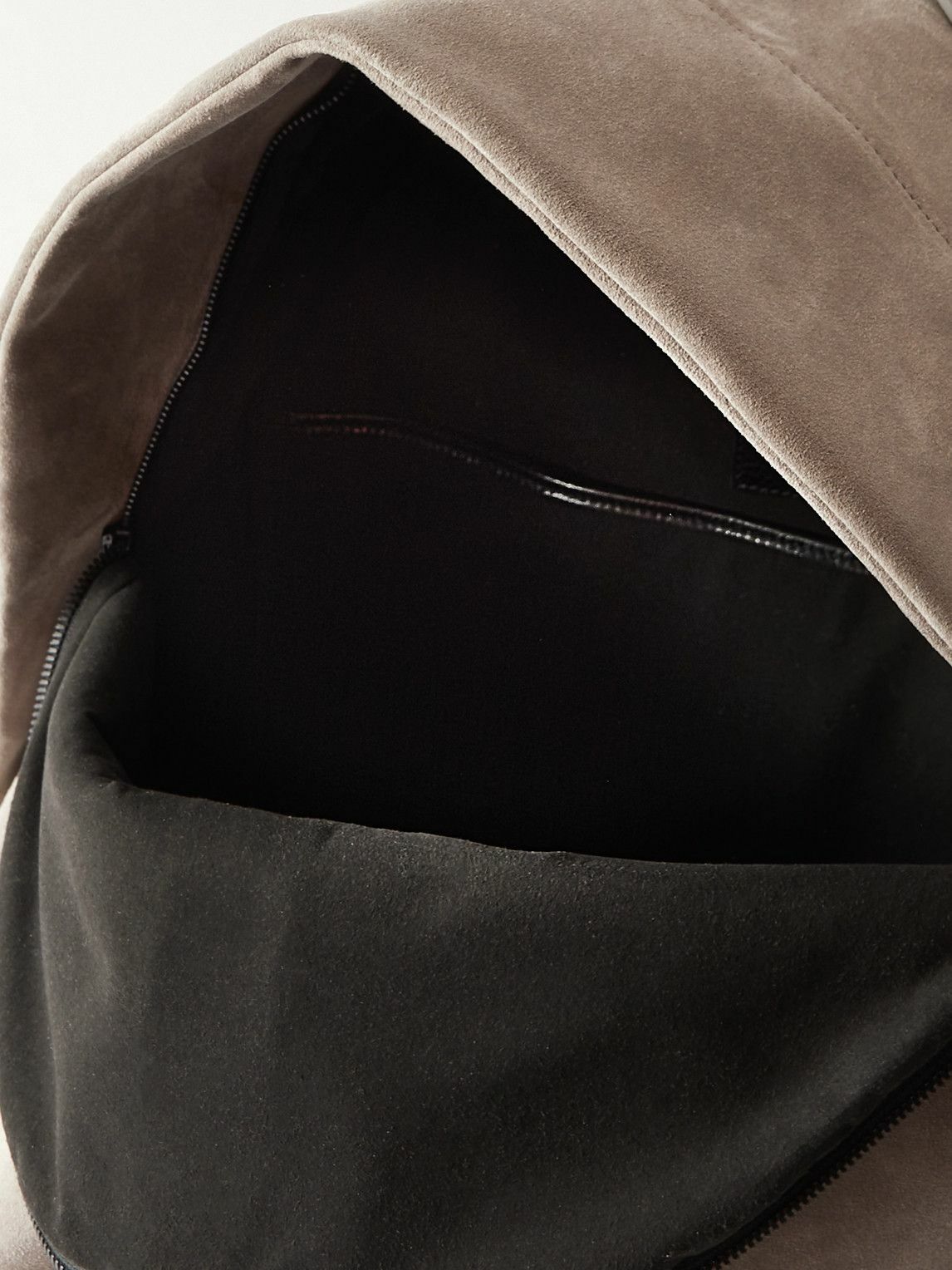 Fear of God - Leather-Trimmed Suede Backpack Fear Of God