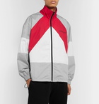 Vetements - Printed Colour-Block Cotton Jacket - Gray