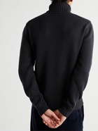 Loro Piana - Grafton Baby Cashmere Rollneck Sweater - Blue