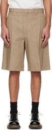 Jil Sander Beige Lightweight Denim Shorts