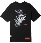 Heron Preston - Printed Cotton-Jersey T-Shirt - Men - Black