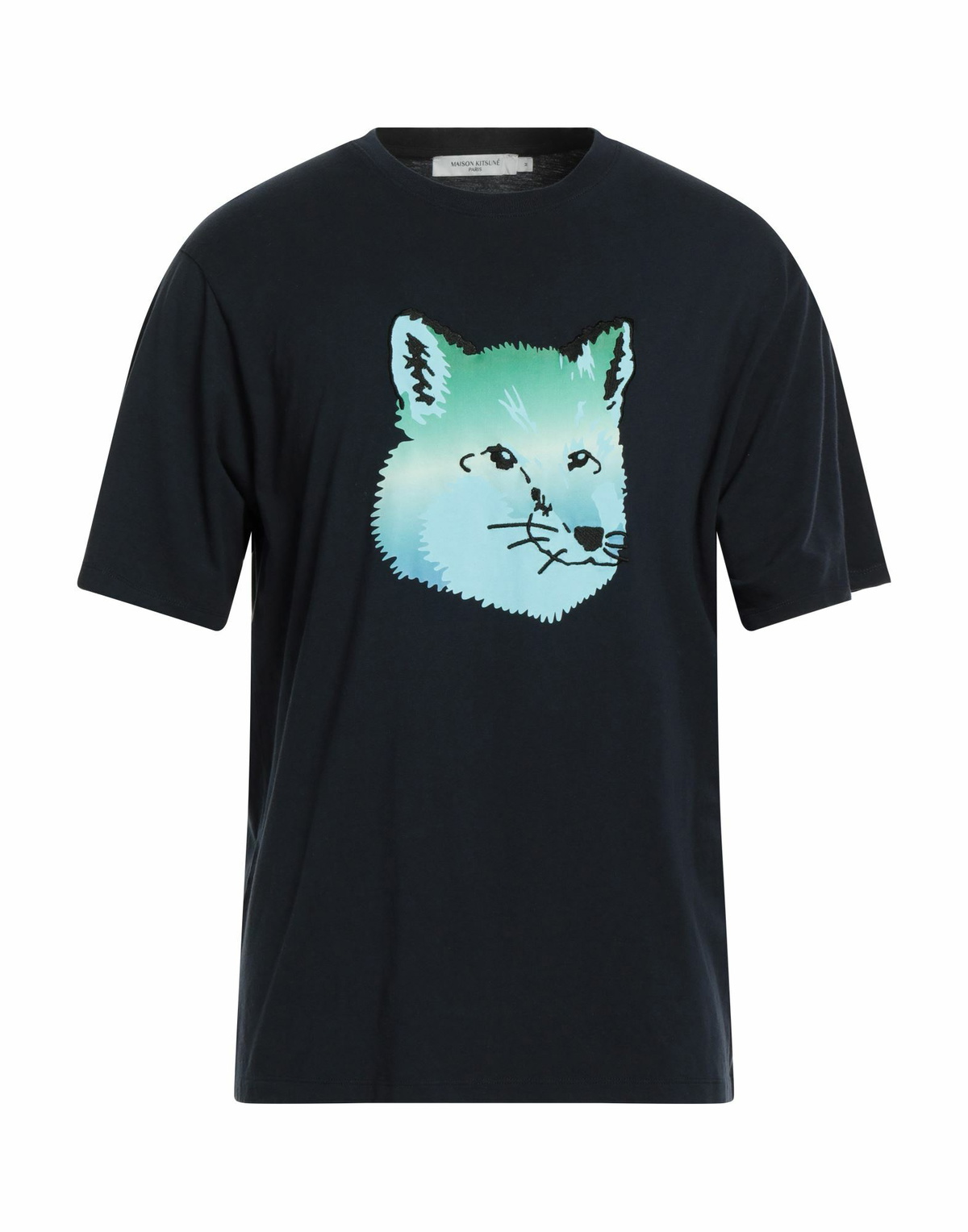 Maison Kitsuné Mens T-shirt in Midnight blue