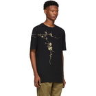 Haider Ackermann Black Floral Embroidered T-Shirt